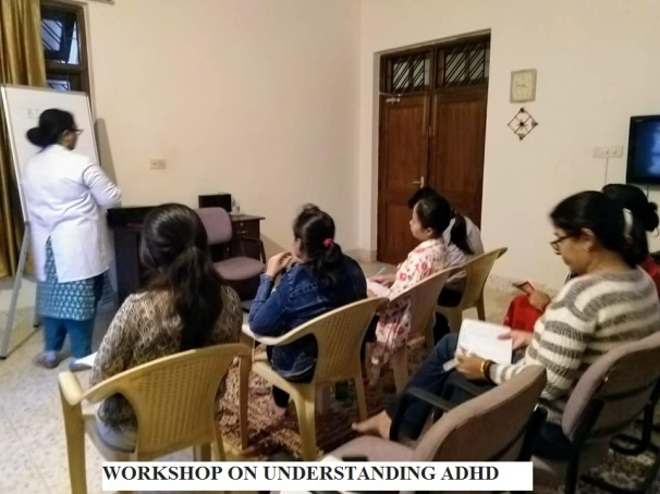 Workshop on understanding Adhd on 22nd December 2018 at Manam