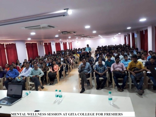 Mental Wellness Session At Gita College For Fresher’s On 8th August 2018