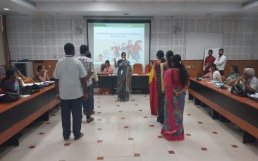 Manam representation at Training Program of Telengana State Teachers' for mental well-being of students conducted by Public Health Foundation of India on dt-24-01-2024