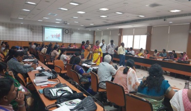 Manam representation at Training Program of Telengana State Teachers' for mental well-being of students conducted by Public Health Foundation of India on dt-24-01-2024